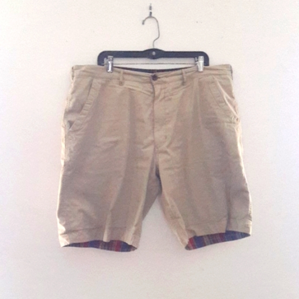 Bob Timberlake Reversible Khaki / Plaid Shorts, 40 - Picture 2 of 8